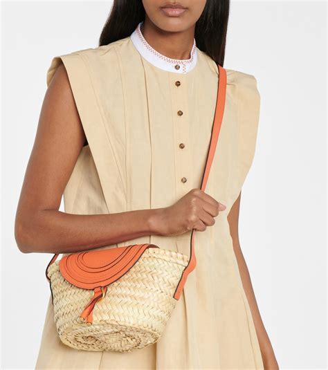 chloe straw bag